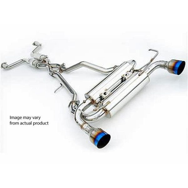 Invidia Gemini Rolled Titanium Tips Cat-Back Exhaust - 60mm