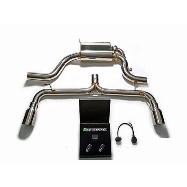 Armytrix Valvetronic Catback Exhaust System for 2008-2013 Volkswagen Golf & GTI - VWG6T-DS21