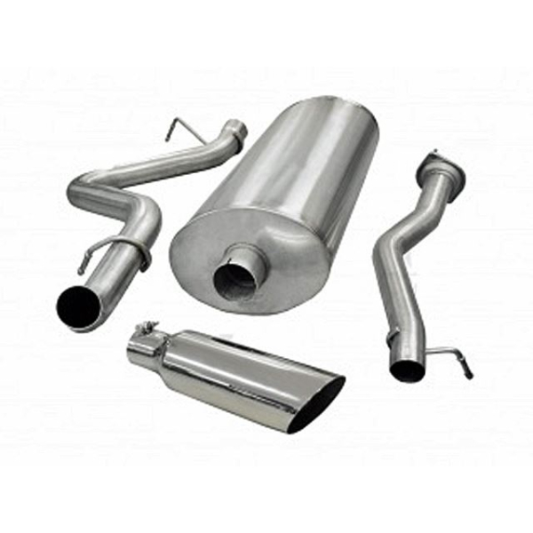 Corsa Performance Single Side Exit Cat-Back with 4.0 Inch Tip - Sport Sound Level