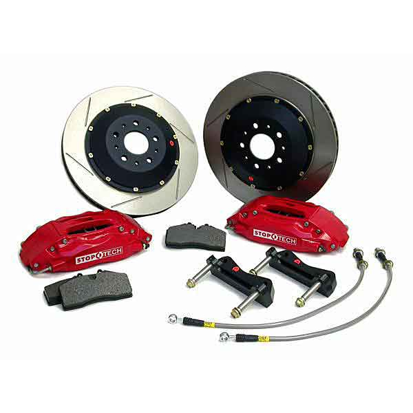 StopTech 13.5inch 4 Piston Rear Big Brake Kit