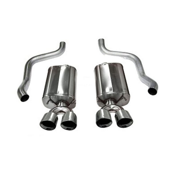 Corsa Performance Axle-Back Exhaust System with Twin 3.5 Inch Tips - Sport Sound Level