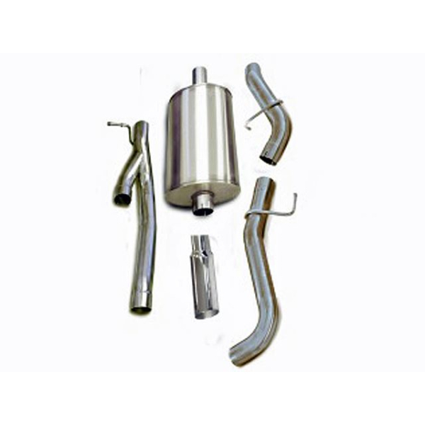 Corsa Perfromance Single Side Exit Catback with 4.0 Inch Tip - Sport Sound Level