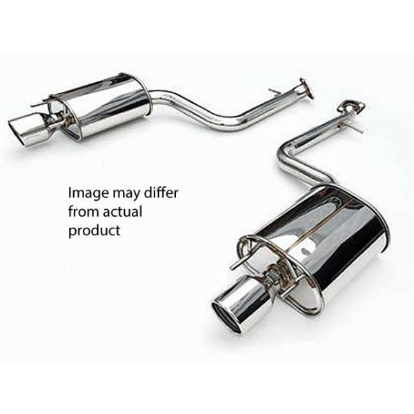 Invidia Q300 Dual SS Tip Cat-back Exhaust - 76mm - Hatchback