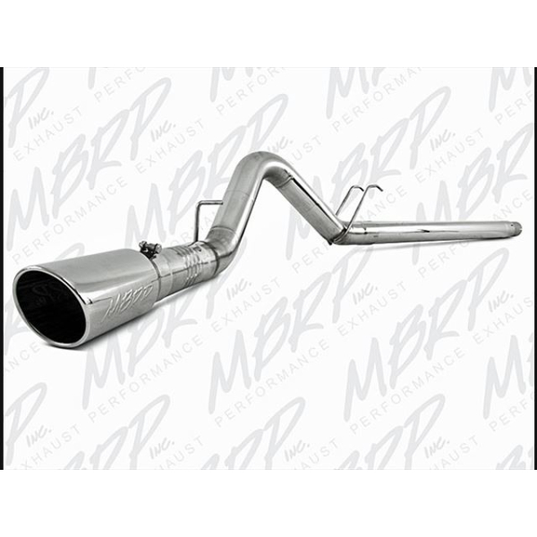 MBRP 4" Filter Back Single Side Exit - T409 for 2008-2010 Ford Powerstroke 6.4L - S6242409