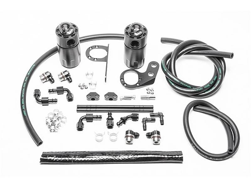 希少 INDUCTION CATCH typeM Gen.2 Radium Dual Catch Can Kit, Fluid Lock for 2017-2025+ Civic Type R
